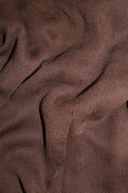 Dark Brown Rayon Hijab